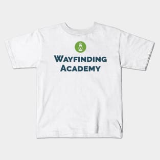 Classic Vertical Wayfinding Academy Logo Kids T-Shirt